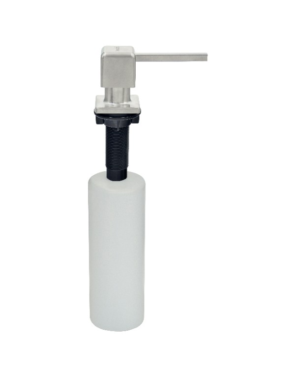 Dosador de Sabão 500 ml Square Tramontina Aço Inox com Recipiente Plastico 94517/006