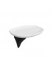 Saboneteira Parede Jader Almeida Deca Black Matte/Branco 2011.BL100.MT.BR