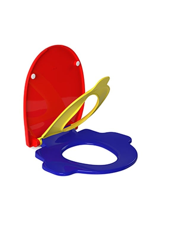Assento Plastico Kids Colorido C/Solw Close e Easy Clean API.165.AVA.15Deca