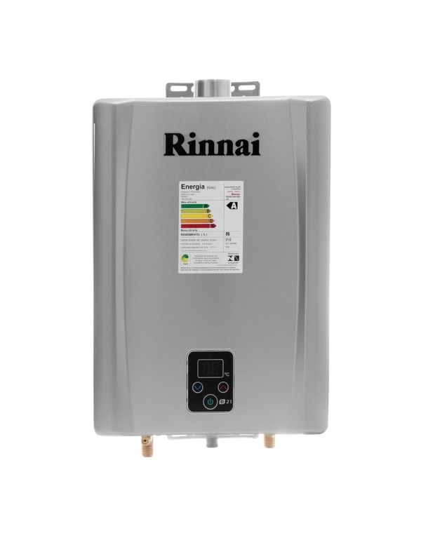 Aquecedor E21 a Gás GN Rinnai 21 Litros REUE211FEHBN3Rinnai