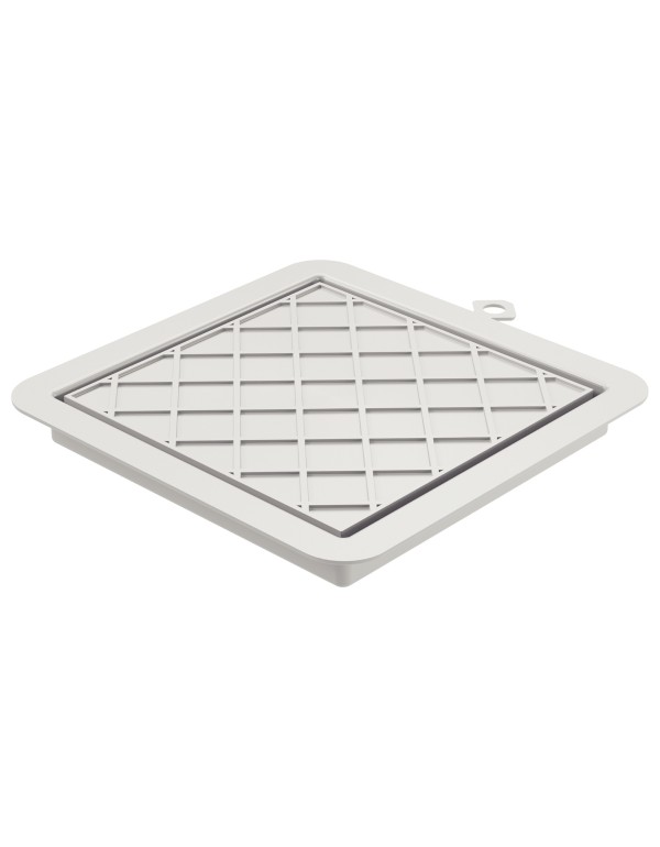 Ralo Oculto Tramontina 15x15 cm Square em PVC 94535201
