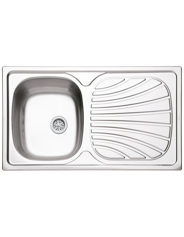 Cuba de Sobrepor Tramontina Alpha 34 Plus R Inox Natural 86x50 cm com Escorredor 93845602