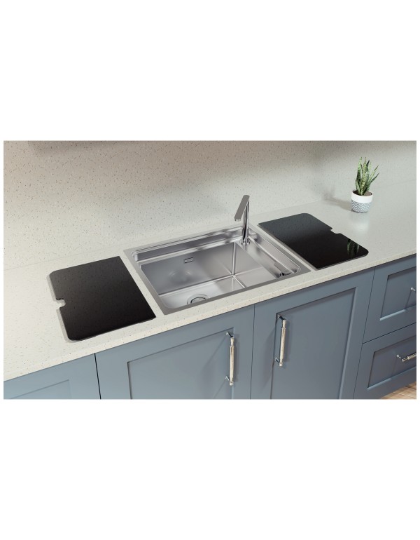 Cuba de Sobrepor Tramontina Workstation Quadrum Deep 50 Inox com Acessórios 93913103