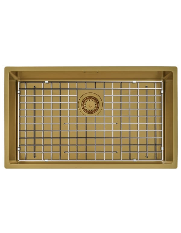 Cuba Tramontina Quadrum 70 Light Gold em Aço Inox...