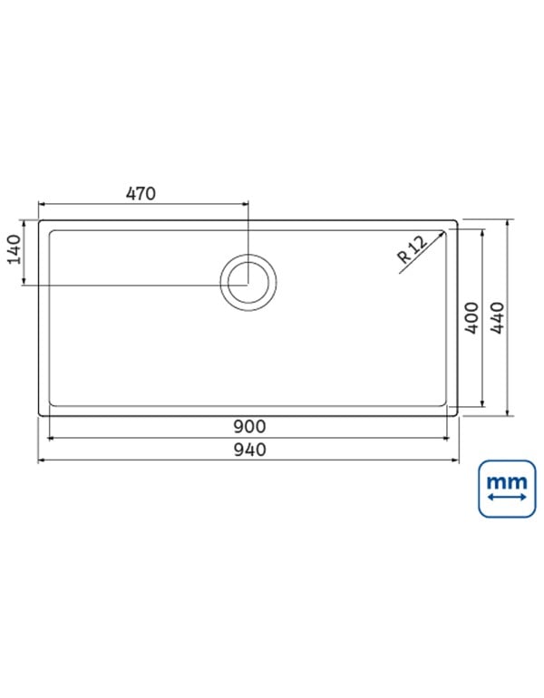 Cuba de Cozinha Gourmet Workstation 90x40cm em Aco Inox AISI 304 Acabamento Acetinado com Kit de Acessorios Escorredores e Tabuas Linha Quadrum Tramontina 94001903