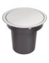 Lixeira de Embutir Tramontina Clean Round Click em Aço Inox 5 L 94518006