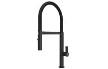 Monocomando Versatile Slim Black Matte em Aço Inox com Acabemento Preto Fosco 94520037