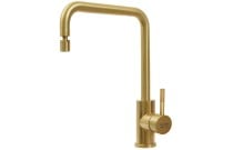 Monocomando Tramontina Angolare Light Gold em Aço Inox com Revestimento PDV e Bica Articulada 94520313