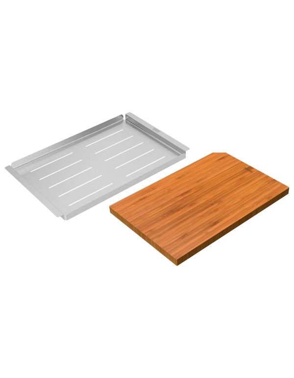 Kit Tábua e Bandeja Inox para Cubas Quadrum Design Collection Tramontina 94532048