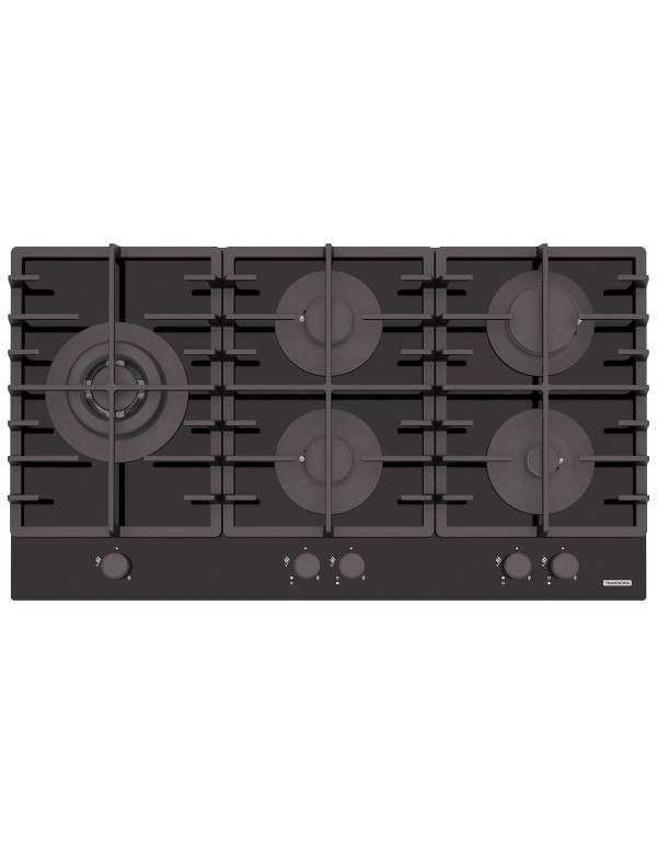 Cooktop à Gás Tramontina Penta Plus 5GG Tri He Safestop 90 cm Semiprofissional com Acendimento Superautomático 5 Queimadores 94709104