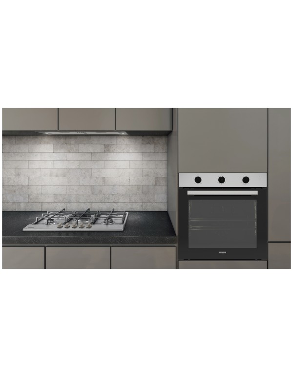 Forno Elétrico de Embutir Tramontina Inox Easy 60 F4 em Aço Inox 74 L com 4 Funções 94863220