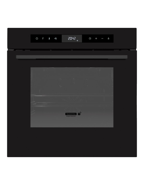 Forno Tramontina Epic T smart 60 F13 Glass Black S...
