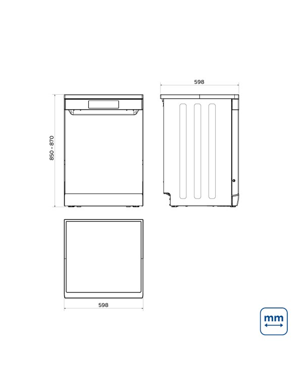 Lava-louças Tramontina S16X Silent 60 em Aço Inox 220V 94895221
