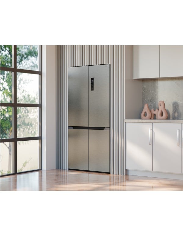Refrigerador Freestanding Multidoor 90 em Aco Inox Tramontina 553 Litros com Zona Conversivel Painel Touch e Compressor Inverter 220V 94897002
