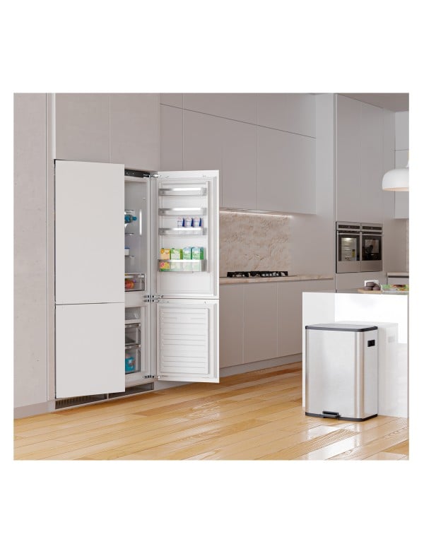 Refrigerador de Revestir e Embutir para Marcenaria Integrada Bottom Freezer 60 Capacidade 250 Litros Iluminacao LED Tramontina 94897003