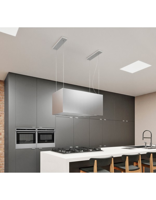 Coifa de Ilha Tramontina Cube Isla Silent T Smart 90 cm 95800043