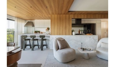 Integração, sofisticação e aconchego marcam apartamento de 165m² no Campo Belo