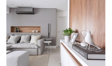 Integração e funcionalidade em paleta contemporânea