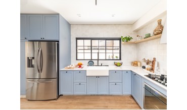 A alegria das cozinhas coloridas no décor de interiores
