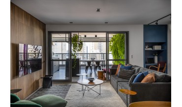 Apartamento de 165M² é inspirado em loft nova yorkino