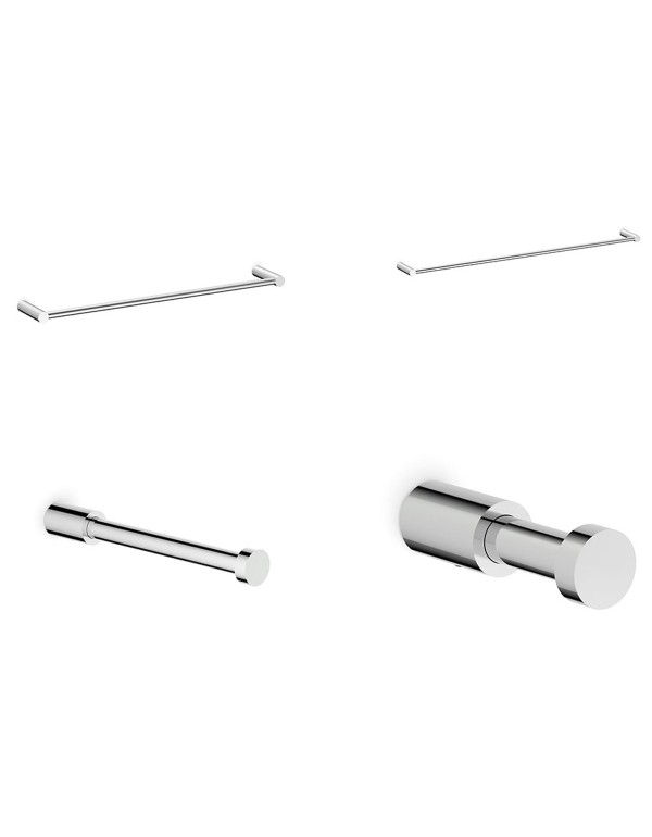 Kit De Acessórios 4 Peças Celite Flow Cromado B5038F3CR..