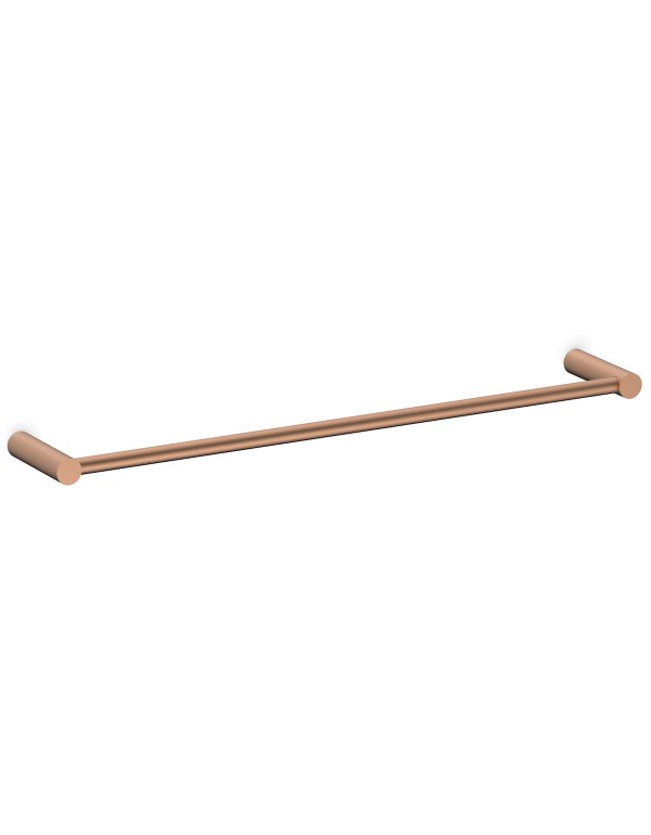 Toalheiro Em Barra 400Mm Celite Flow Rose Gold Mat...