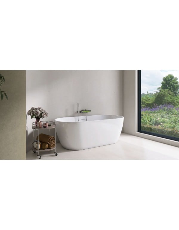 Banheira de Imersão VAILA 170 Branco Matte BAN.VAILA.170.BM