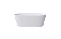 Banheira Imersão NILA 150 Branco Brilhante BAN.NILA.150.BB