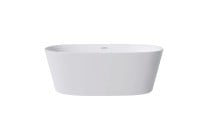 Banheira Imersão NILA 160 Branco Matte BAN.NILA.160.BM