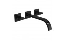 Misturador Black Noir Lavatório Parede Polo Deca 1878.BL33.NO