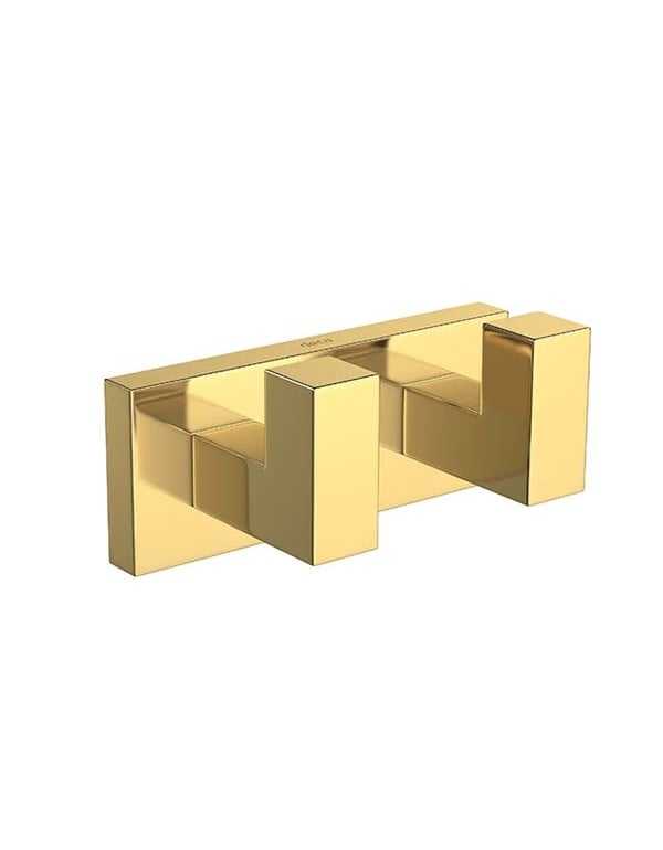 Cabide Duplo Quadratta Gold 2062.GL83Deca