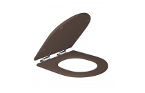 Assento Poliester Slow Close Carrara/Link Marrom Fosco Deca AP.237.22