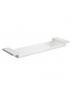 Base Para Prateleira Em Resina 350Mm Contemporânea Branco Deca com Rasgo 4247.R97.035.BR