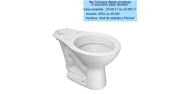 Bacia Para Caixa Acoplada Izy Deca P 111 17