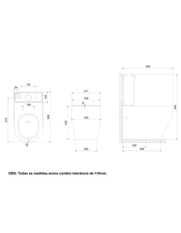 Kit Completo Vaso Sanitário Bacia com Caixa Acoplada e Assento Termofixo Queda Amortecida Soft Close Linha Pro Cor Branco Laufen 1487230010600