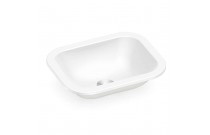 Cuba De Sobrepor/Embutir Retangular 390X310 mm Incepa By Roca Branco 1101350017100