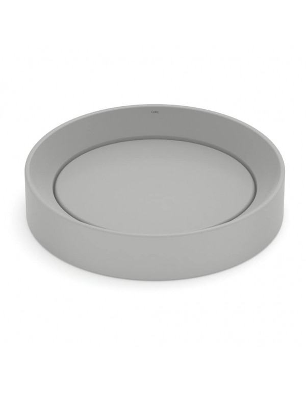 Cuba De Apoio Oval Sem Mesa 450X400 mm Celite Design D5 Stone 1380850077300