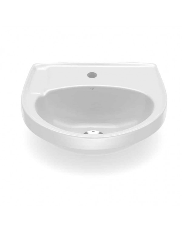 Lavatório Para Coluna 470X425 mm Furo Central Sem Ladrão Incepa By Roca Zip Branco 1460070011100