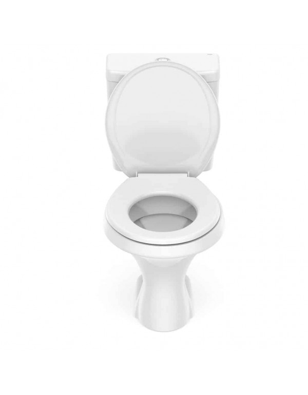 Kit De Bacia Com Caixa Acoplada 3/6L Assento PP e Itens De Instalação Incepa By Roca Zip  Branco 1467230010100