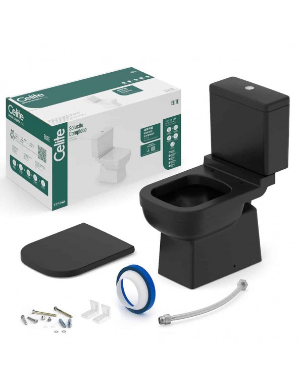 Kit De Bacia Com Caixa Acoplada Assento Termofixo ...