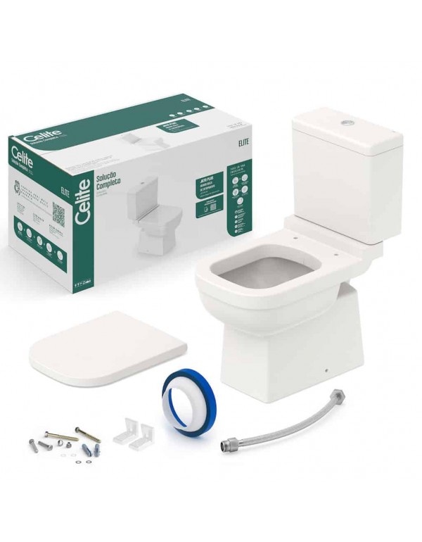 Kit De Bacia Com Caixa Acoplada Assento Termofixo ...