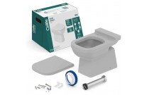 Kit De Bacia Convencional Assento Termofixo e Itens De Instalação Celite Elite Stone 1747270070300
