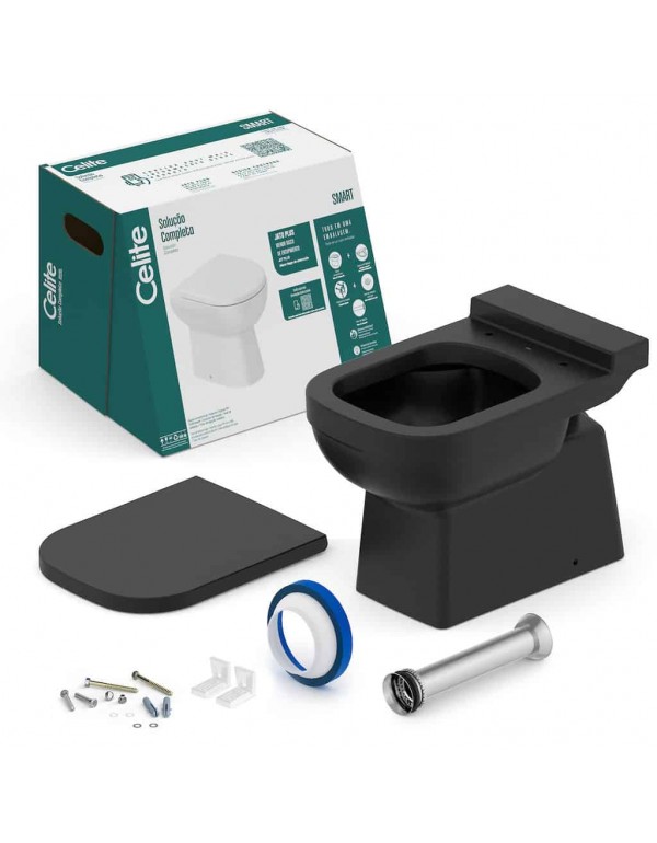 Kit De Bacia Convencional Assento Termofixo e Iten...