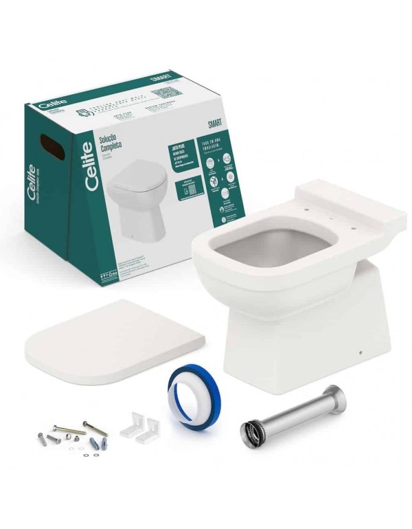 Kit De Bacia Convencional Assento Termofixo e Iten...