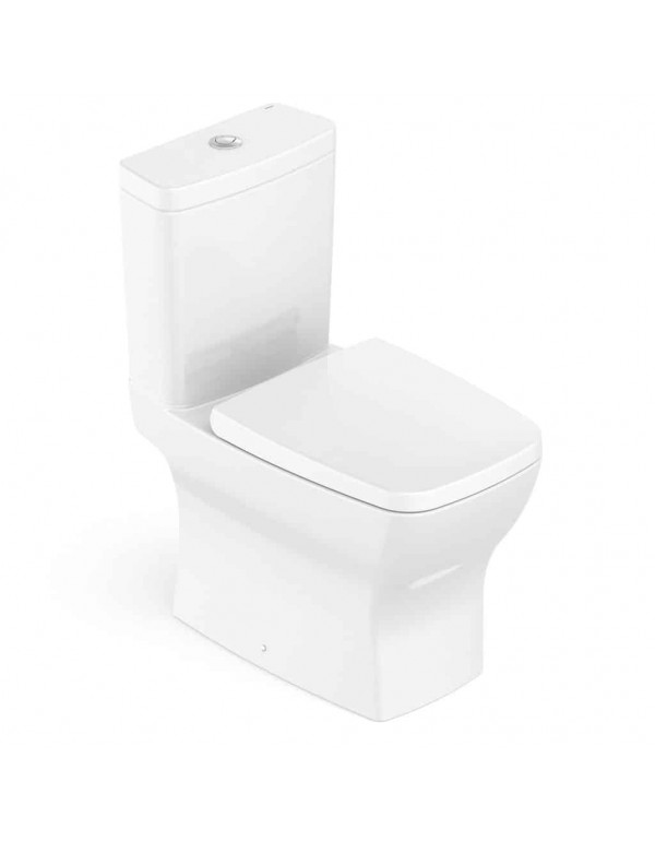 Kit De Bacia Com Caixa Acoplada Com Assento Termofixo E Itens De Instalação Incepa By Roca Boss Branco 1897230011100