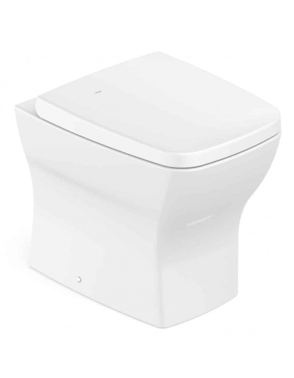 Kit De Bacia Convencional Com Assento Termofixo E Itens De Instalação Incepa By Roca Boss Branco 1897270010100