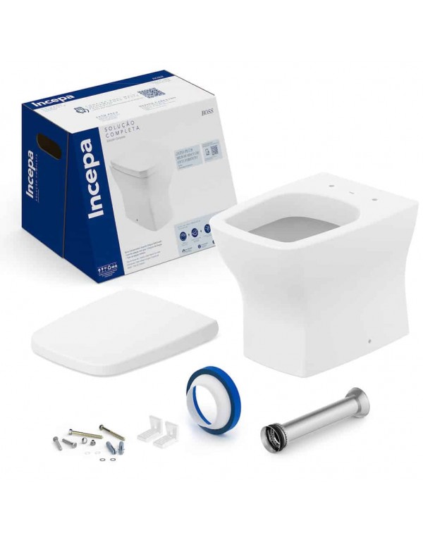 Kit De Bacia Convencional Com Assento Termofixo E ...