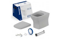 Kit De Bacia Convencional Com Assento Termofixo E Itens De Instalação Incepa By Roca Boss Stone 1897270070108