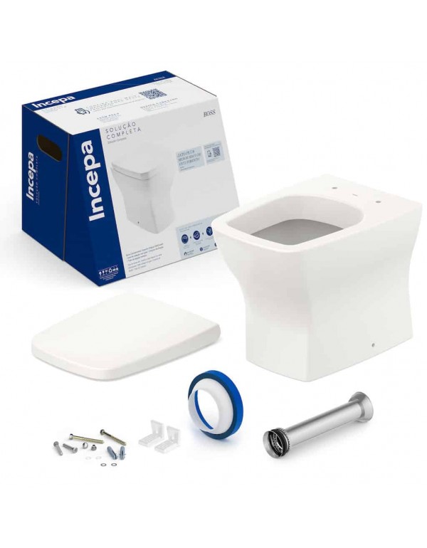 Kit De Bacia Convencional Com Assento Termofixo E ...
