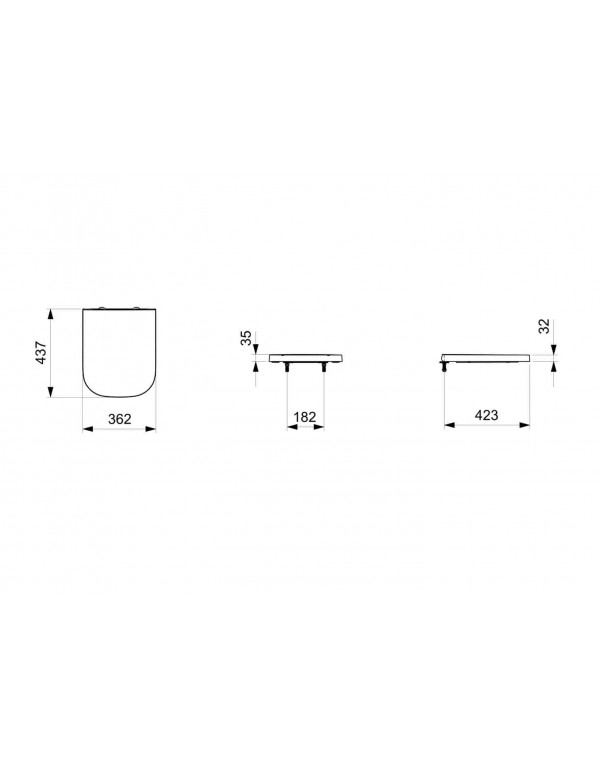 Assento Original Com Softclose® Celite Elite Branco 9749880010300